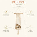 Handwoven Cotton-Rope Hanging Cat Bed for Cozy Elevated Rest